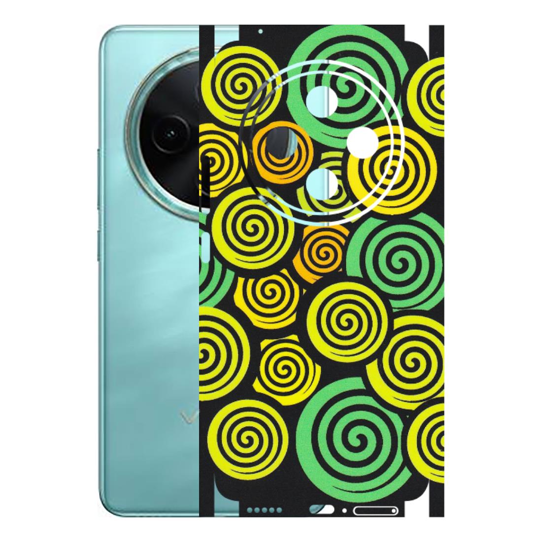 VIVO Z/V/X/T/U/S Series Phone Skins (All Models) - Crazy Spiral - Matte Finish (M-91) Vivo T4 5G