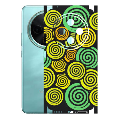 VIVO Z/V/X/T/U/S Series Phone Skins (All Models) - Crazy Spiral - Matte Finish (M-91) Vivo T4 5G