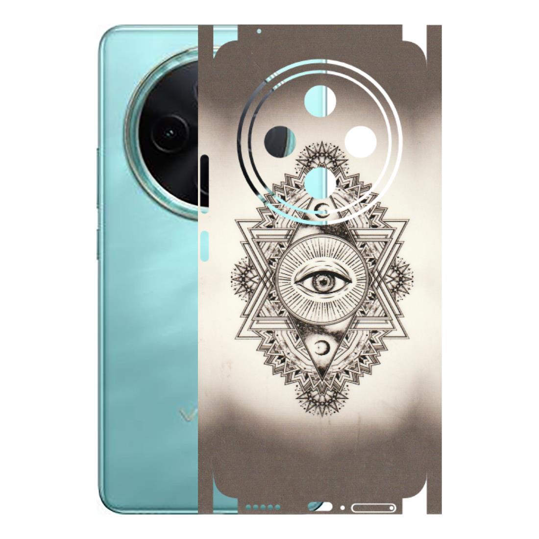 VIVO Z/V/X/T/U/S Series Phone Skins (All Models) - Illuminati Great Eye - Transparent Finish (T-14) Vivo T4 5G