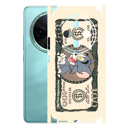 VIVO Z/V/X/T/U/S Series Phone Skins (All Models) - One Hundred Dollar Tom - Transparent Finish (T-16) Vivo T4 5G