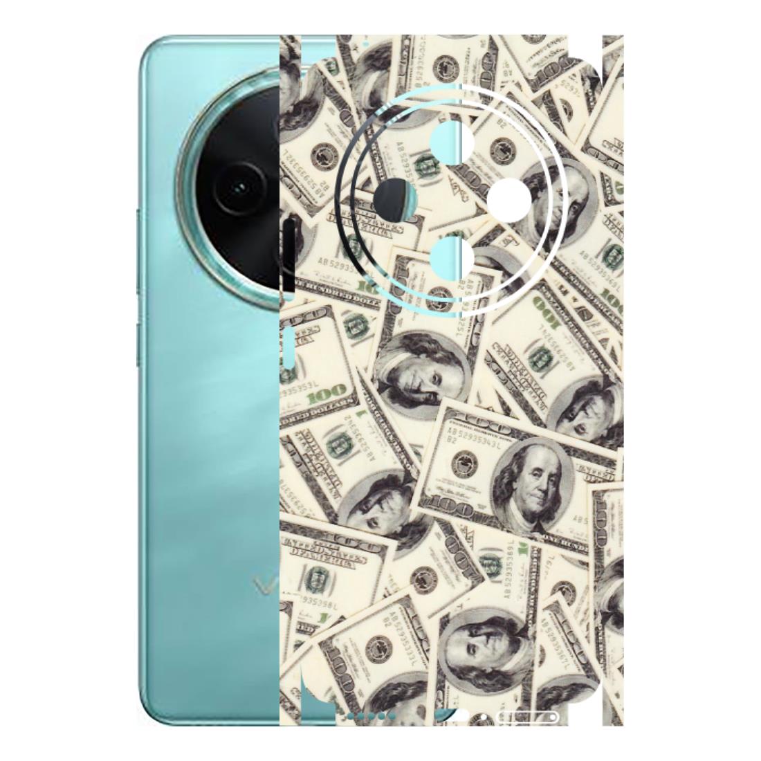 VIVO Z/V/X/T/U/S Series Phone Skins (All Models) - Dollar Lover - Transparent Finish (T-17) Vivo T4 5G