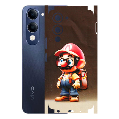VIVO Z/V/X/T/U/S Series Phone Skins (All Models) - Little Mario - 3D Embossed Finish (L-119) Vivo T4 Lite