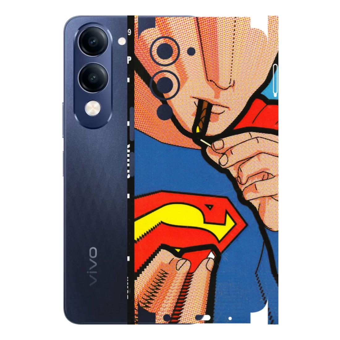 VIVO Z/V/X/T/U/S Series Phone Skins (All Models) - Superman Sutta - 3D Embossed Finish (L-130) Vivo T4 Lite