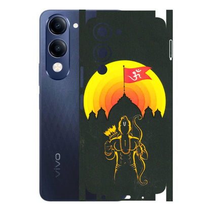 VIVO Z/V/X/T/U/S Series Phone Skins (All Models) - Lord Ram - 3D Embossed Finish (L-132) Vivo T4 Lite