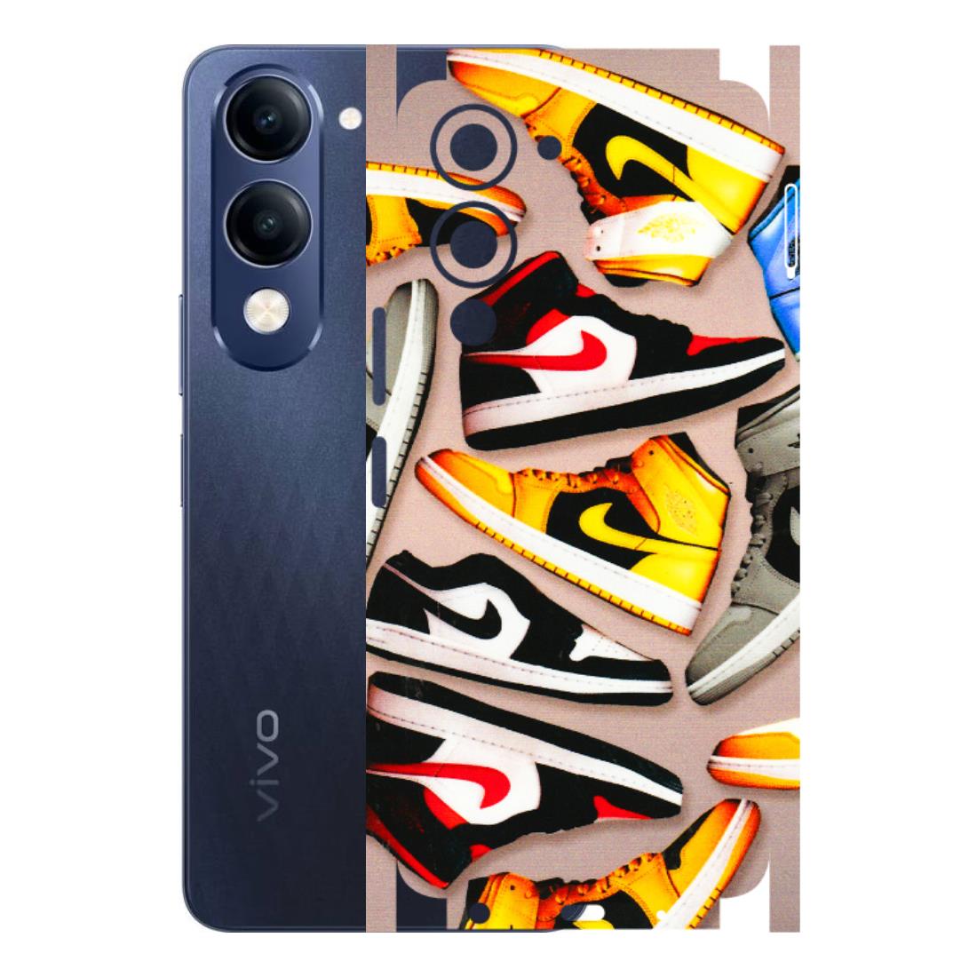 VIVO Z/V/X/T/U/S Series Phone Skins (All Models) - Sneaker Lover - 3D Embossed Finish (L-135) Vivo T4 Lite