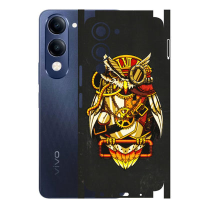 VIVO Z/V/X/T/U/S Series Phone Skins (All Models) - Classy Smart Owl - 3D Embossed Finish (L-144) Vivo T4 Lite