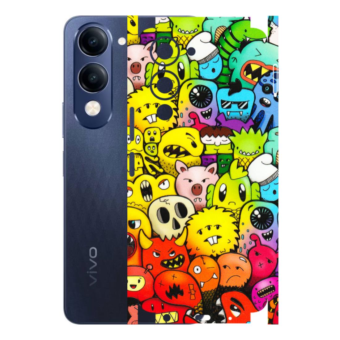 VIVO Z/V/X/T/U/S Series Phone Skins (All Models) - Angry Funkies - 3D Embossed Finish (L-169) Vivo T4 Lite