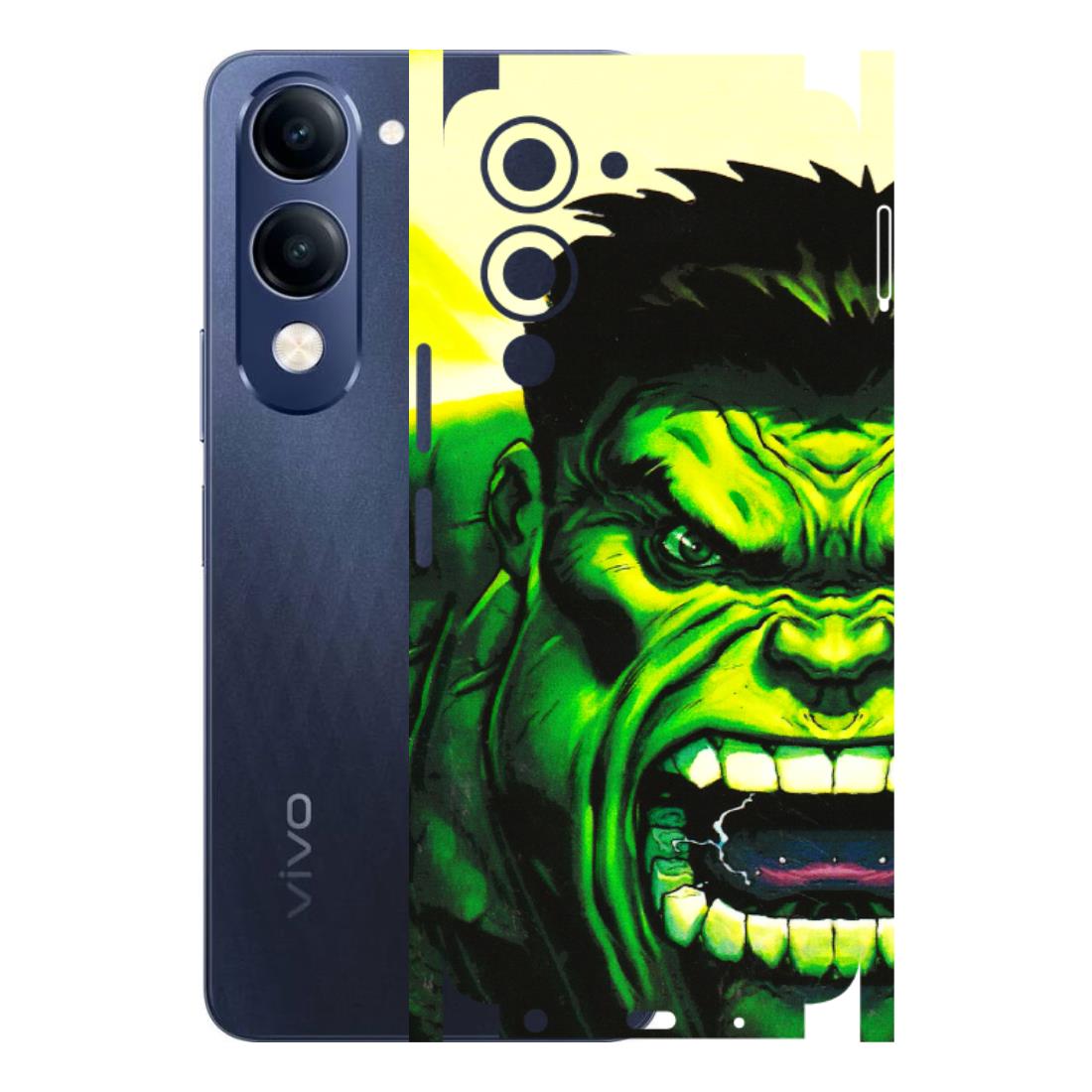VIVO Z/V/X/T/U/S Series Phone Skins (All Models) - Hulk - 3D Embossed Finish (L-180) Vivo T4 Lite