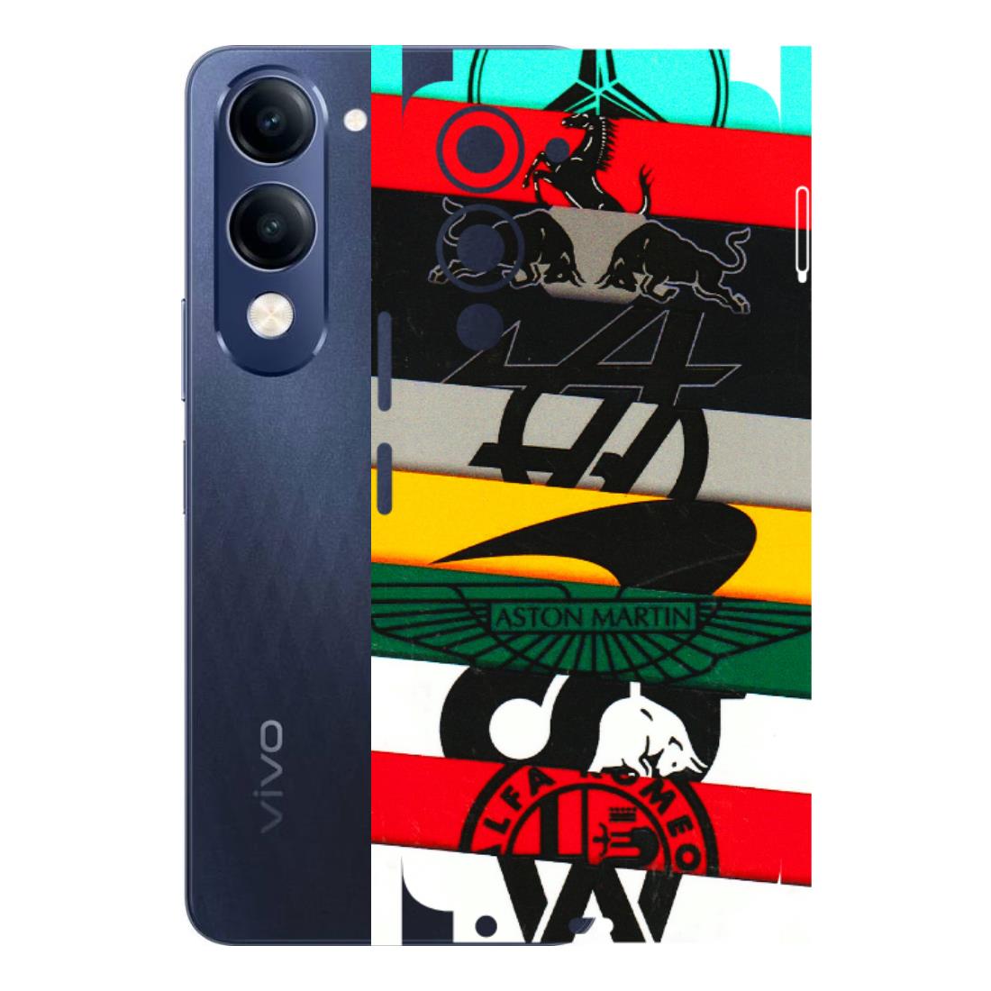 VIVO Z/V/X/T/U/S Series Phone Skins (All Models) - Multi Designer Brands - 3D Embossed Finish (L-187) Vivo T4 Lite