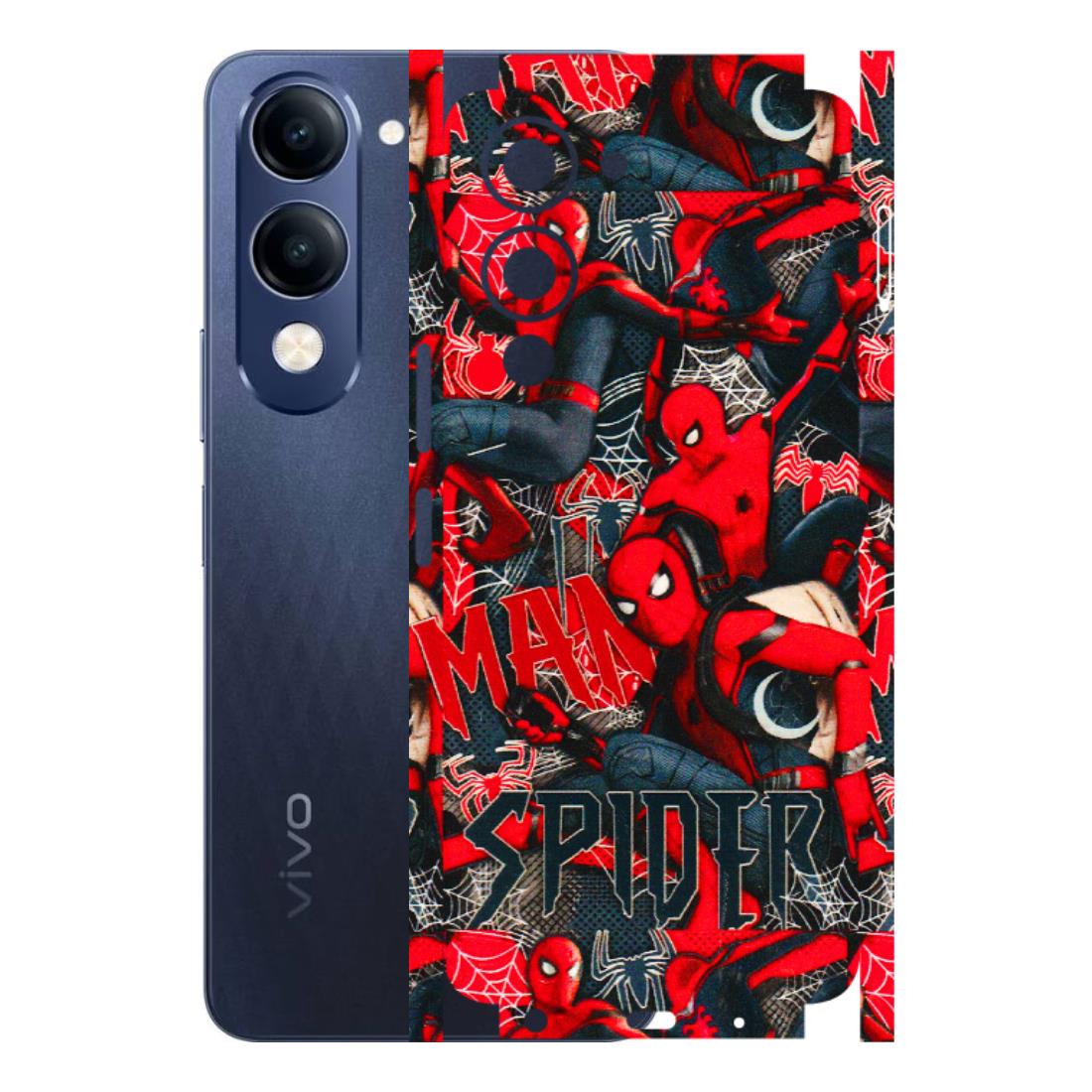 VIVO Z/V/X/T/U/S Series Phone Skins (All Models) - SpiderMan Cool - 3D Embossed Finish (L-188) Vivo T4 Lite