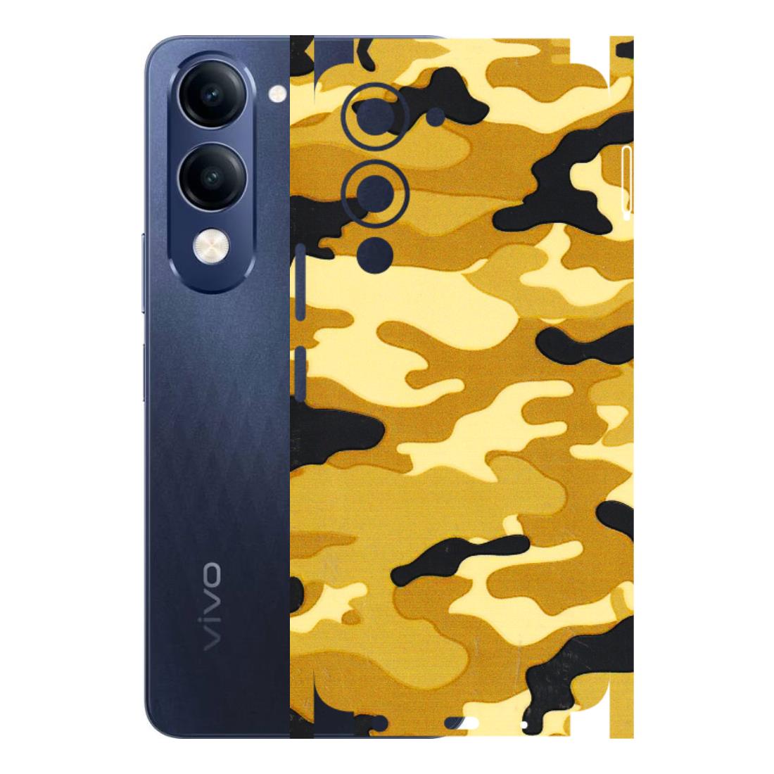 VIVO Z/V/X/T/U/S Series Phone Skins (All Models) - Indian Camo - 3D Embossed Finish (L-228) Vivo T4 Lite