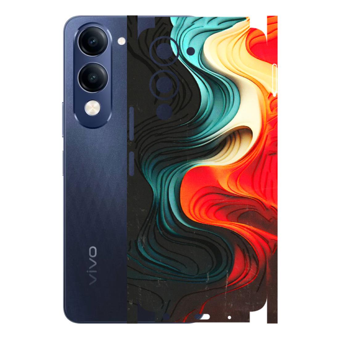 VIVO Z/V/X/T/U/S Series Phone Skins (All Models) - The Silky Swirl - 3D Embossed Finish (L-240) Vivo T4 Lite