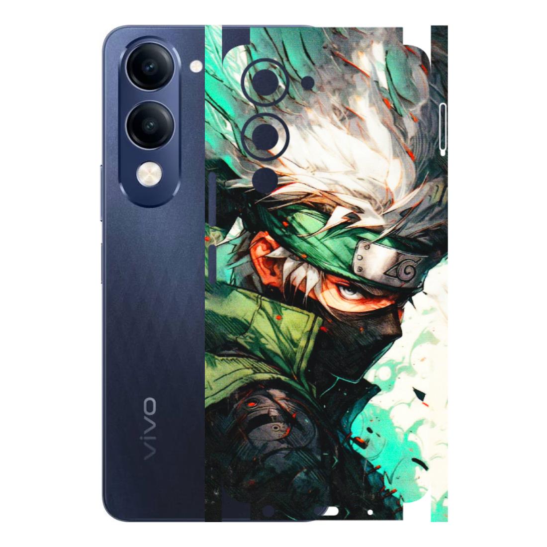 VIVO Z/V/X/T/U/S Series Phone Skins (All Models) - Kakashi Side Profile - 3D Embossed Finish (L-249) Vivo T4 Lite