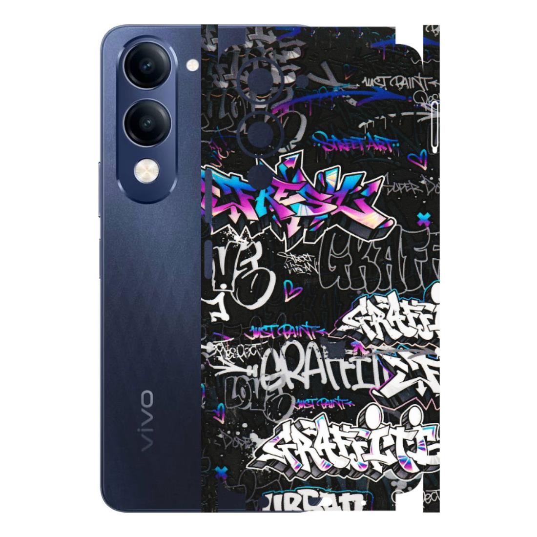 VIVO Z/V/X/T/U/S Series Phone Skins (All Models) - Graffiti Killer - 3D Embossed Finish (L-274) Vivo T4 Lite