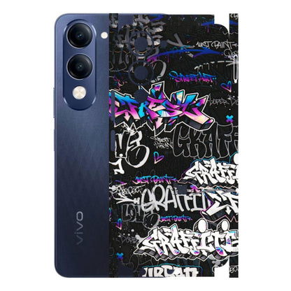VIVO Z/V/X/T/U/S Series Phone Skins (All Models) - Graffiti Killer - 3D Embossed Finish (L-274) Vivo T4 Lite