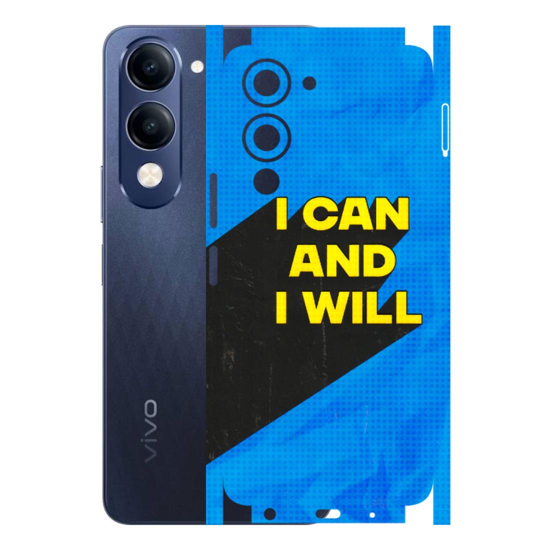 VIVO Z/V/X/T/U/S Series Phone Skins (All Models) - I Can And I Will - 3D Embossed Finish (L-281) Vivo T4 Lite
