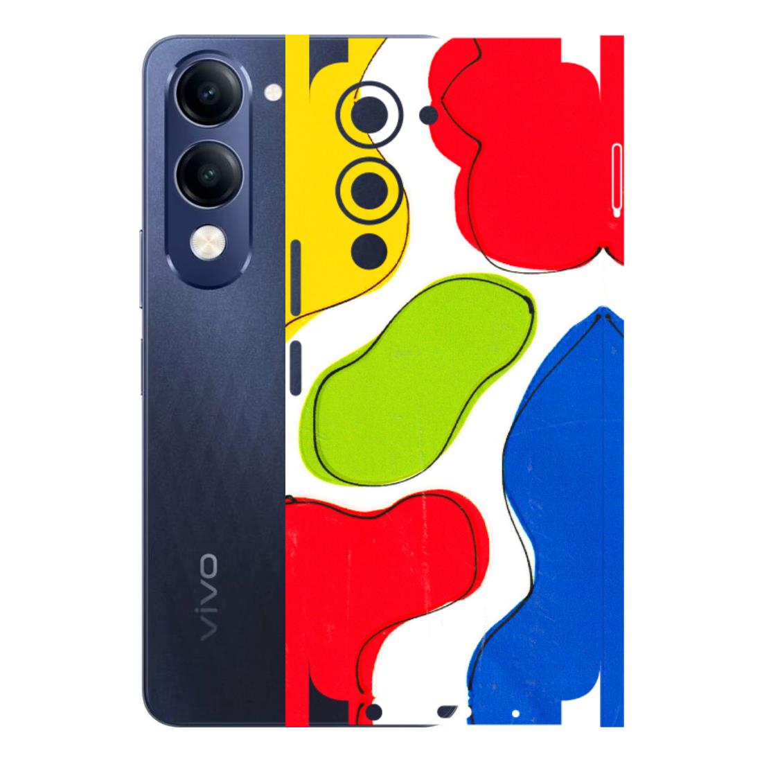 VIVO Z/V/X/T/U/S Series Phone Skins (All Models) - RGB Colour Paint - 3D Embossed Finish (L-284) Vivo T4 Lite