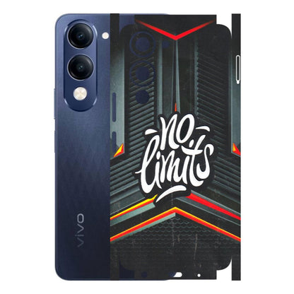 VIVO Z/V/X/T/U/S Series Phone Skins (All Models) - No Limits - 3D Embossed Finish (L-286) Vivo T4 Lite