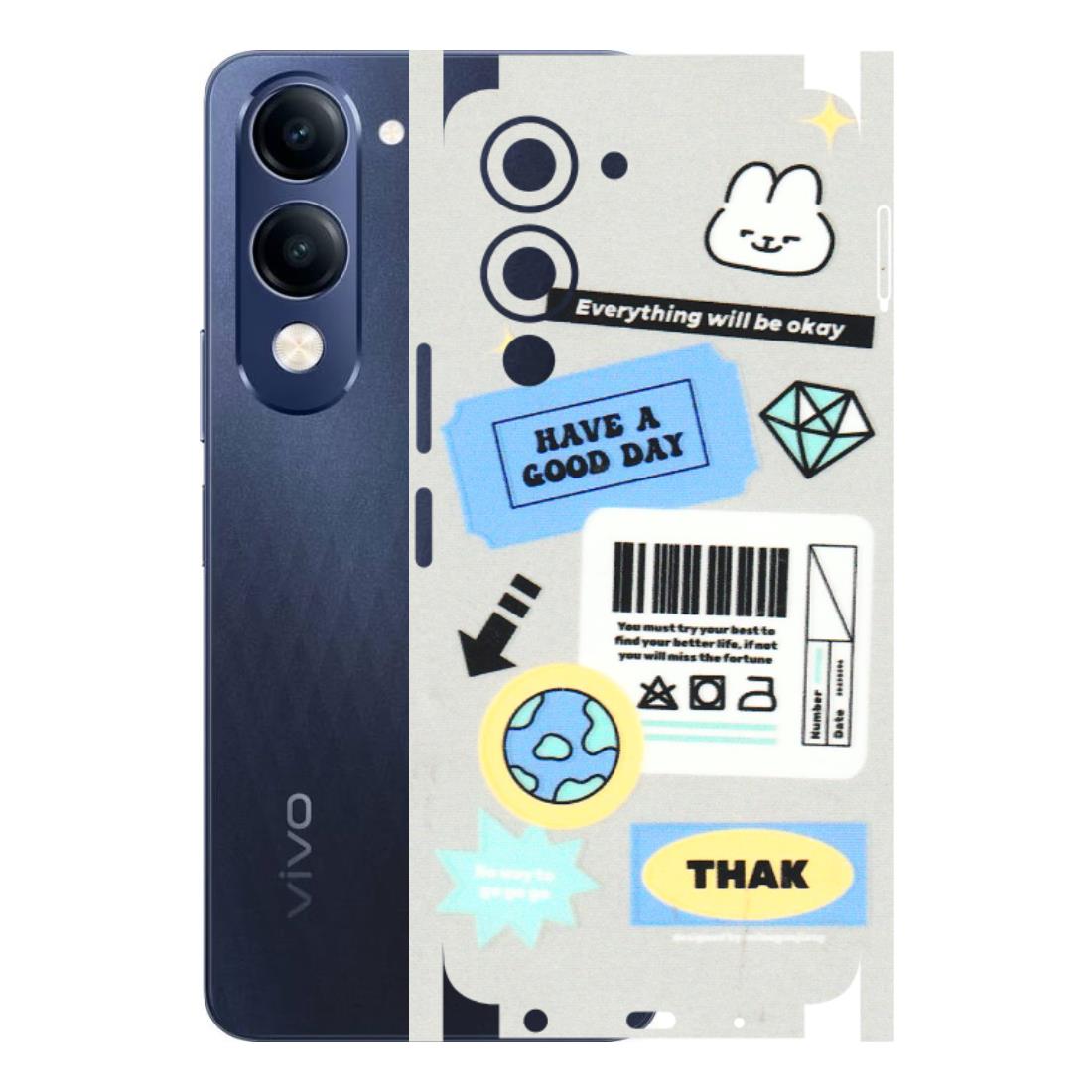 VIVO Z/V/X/T/U/S Series Phone Skins (All Models) - Will Be Okay Design - 3D Embossed Finish (L-316) Vivo T4 Lite