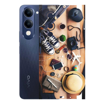 VIVO Z/V/X/T/U/S Series Phone Skins (All Models) - Travel Wanderlust - Matte Finish (M-133) Vivo T4 Lite