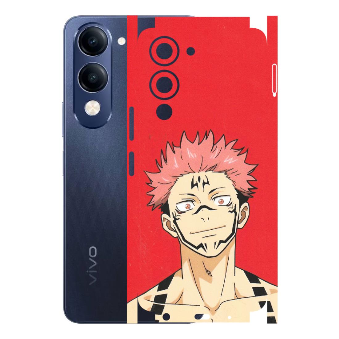VIVO Z/V/X/T/U/S Series Phone Skins (All Models) - Ryomen Sukuna Fun Anime - Matte Finish (M-153) Vivo T4 Lite