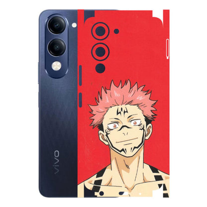VIVO Z/V/X/T/U/S Series Phone Skins (All Models) - Ryomen Sukuna Fun Anime - Matte Finish (M-153) Vivo T4 Lite