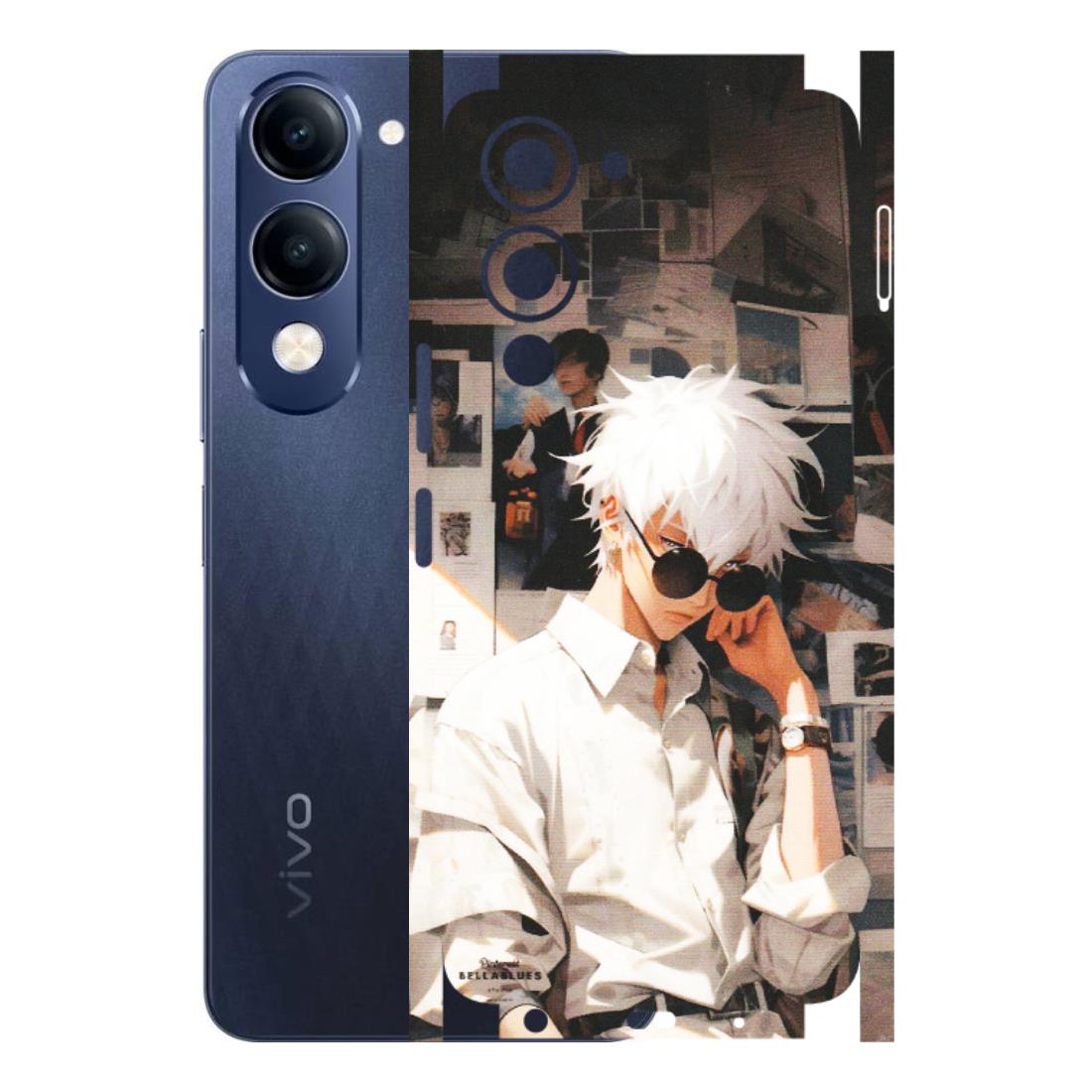 VIVO Z/V/X/T/U/S Series Phone Skins (All Models) - Gojo Satoru Jujustu Kaisen Anime - Matte Finish (M-156) Vivo T4 Lite