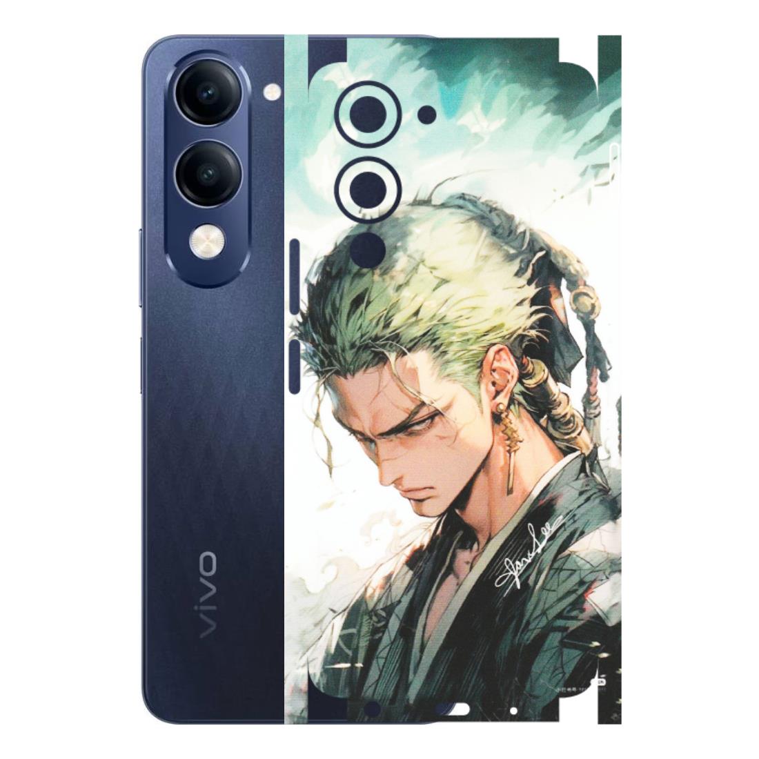 VIVO Z/V/X/T/U/S Series Phone Skins (All Models) - Pirate Hunter One Piece Anime - Matte Finish (M-157) Vivo T4 Lite