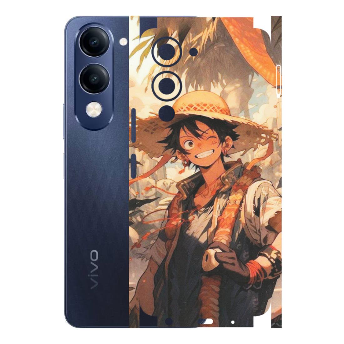 VIVO Z/V/X/T/U/S Series Phone Skins (All Models) - Anime Character Smile - Matte Finish (M-33) Vivo T4 Lite
