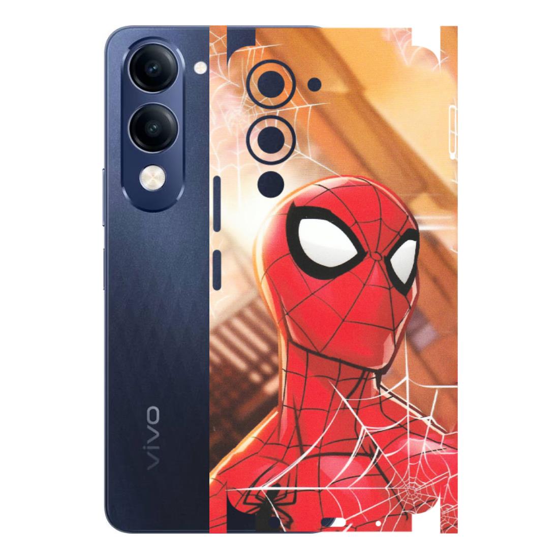 VIVO Z/V/X/T/U/S Series Phone Skins (All Models) - Spiderman Face New - Matte Finish (M-41) Vivo T4 Lite