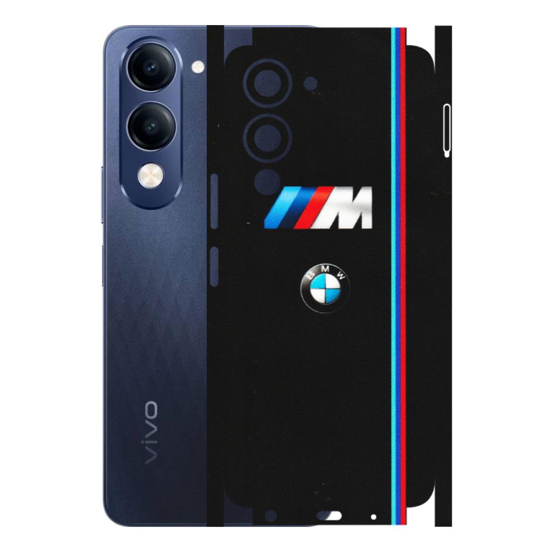VIVO Z/V/X/T/U/S Series Phone Skins (All Models) - Styling With Black BMW - Matte Finish (M-74) Vivo T4 Lite