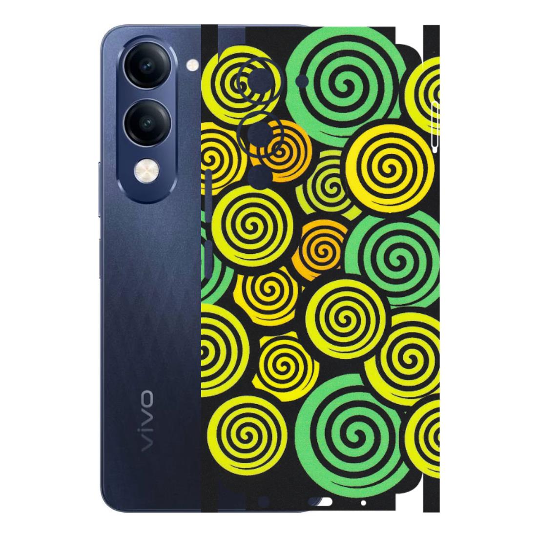VIVO Z/V/X/T/U/S Series Phone Skins (All Models) - Crazy Spiral - Matte Finish (M-91) Vivo T4 Lite