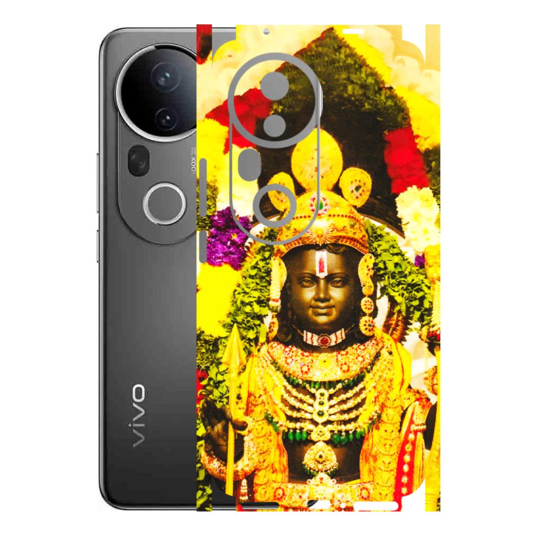 VIVO Z/V/X/T/U/S Series Phone Skins (All Models) - Ram Lalla Ayodhya - 3D Embossed Finish (L-103) Vivo T4 Ultra