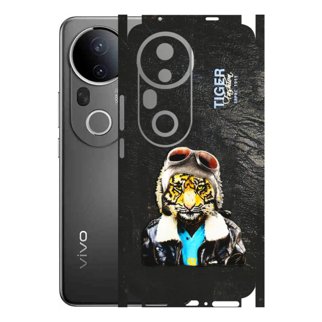 VIVO Z/V/X/T/U/S Series Phone Skins (All Models) - Rider Tiger - 3D Embossed Finish (L-113) Vivo T4 Ultra