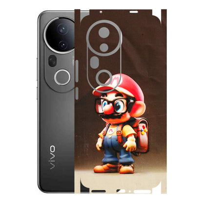 VIVO Z/V/X/T/U/S Series Phone Skins (All Models) - Little Mario - 3D Embossed Finish (L-119) Vivo T4 Ultra