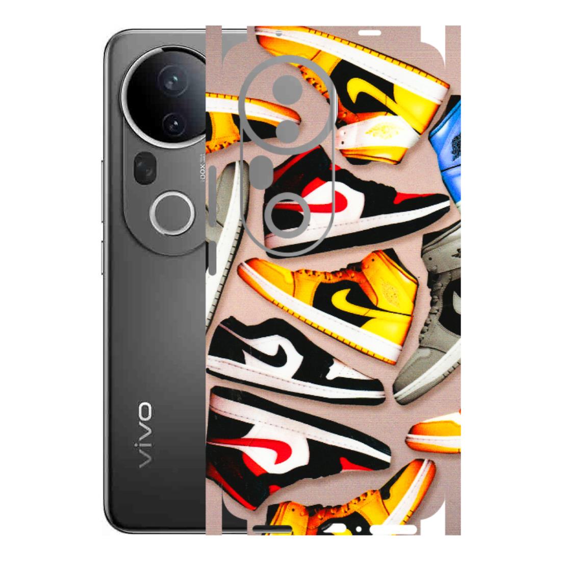 VIVO Z/V/X/T/U/S Series Phone Skins (All Models) - Sneaker Lover - 3D Embossed Finish (L-135) Vivo T4 Ultra