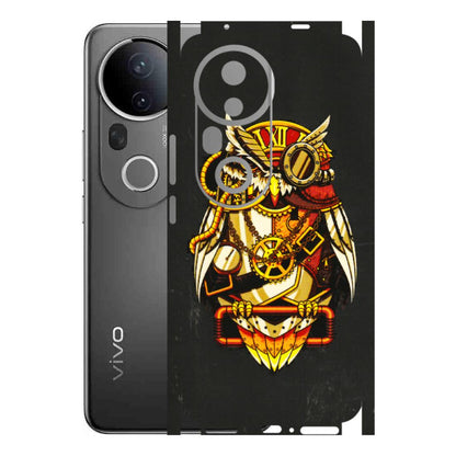 VIVO Z/V/X/T/U/S Series Phone Skins (All Models) - Classy Smart Owl - 3D Embossed Finish (L-144) Vivo T4 Ultra
