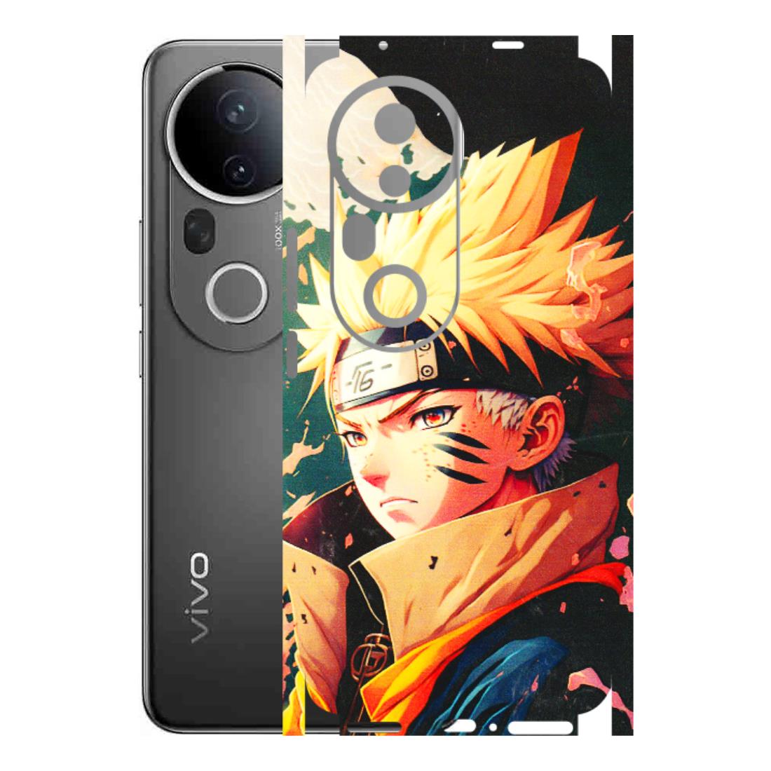 VIVO Z/V/X/T/U/S Series Phone Skins (All Models) - New Naruto - 3D Embossed Finish (L-148) Vivo T4 Ultra