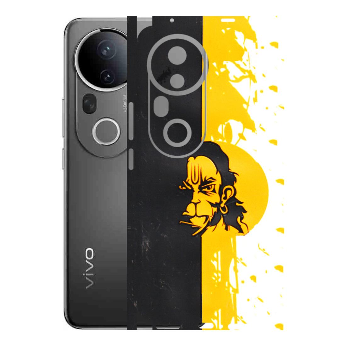 VIVO Z/V/X/T/U/S Series Phone Skins (All Models) - Bajrangbali - 3D Embossed Finish (L-151) Vivo T4 Ultra
