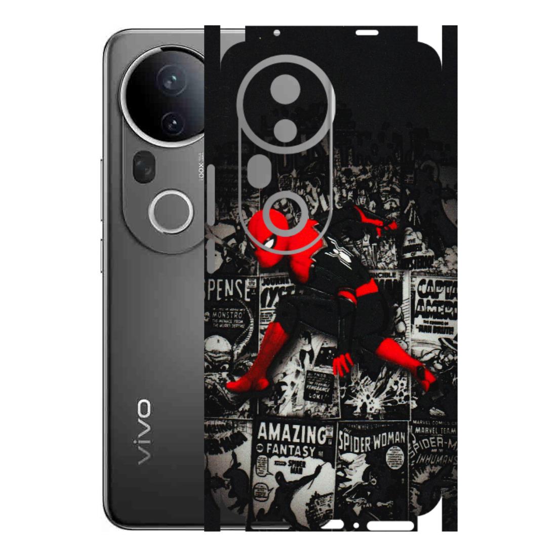 VIVO Z/V/X/T/U/S Series Phone Skins (All Models) - SpiderMan New - 3D Embossed Finish (L-162) Vivo T4 Ultra