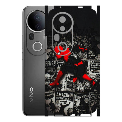 VIVO Z/V/X/T/U/S Series Phone Skins (All Models) - SpiderMan New - 3D Embossed Finish (L-162) Vivo T4 Ultra