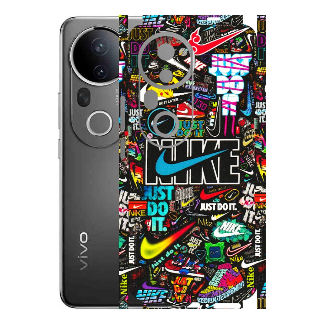 VIVO Z/V/X/T/U/S Series Phone Skins (All Models) - Just Do It Doodles - 3D Embossed Finish (L-166) Vivo T4 Ultra