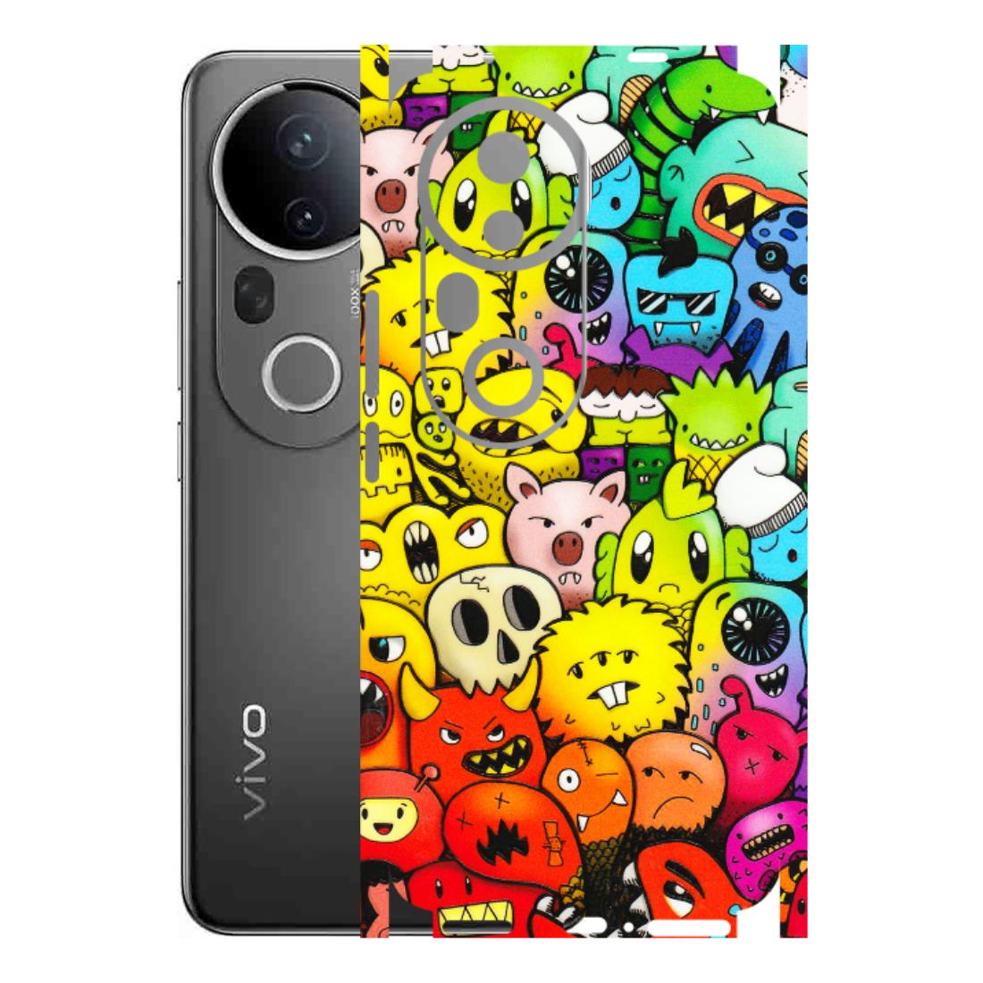 VIVO Z/V/X/T/U/S Series Phone Skins (All Models) - Angry Funkies - 3D Embossed Finish (L-169) Vivo T4 Ultra