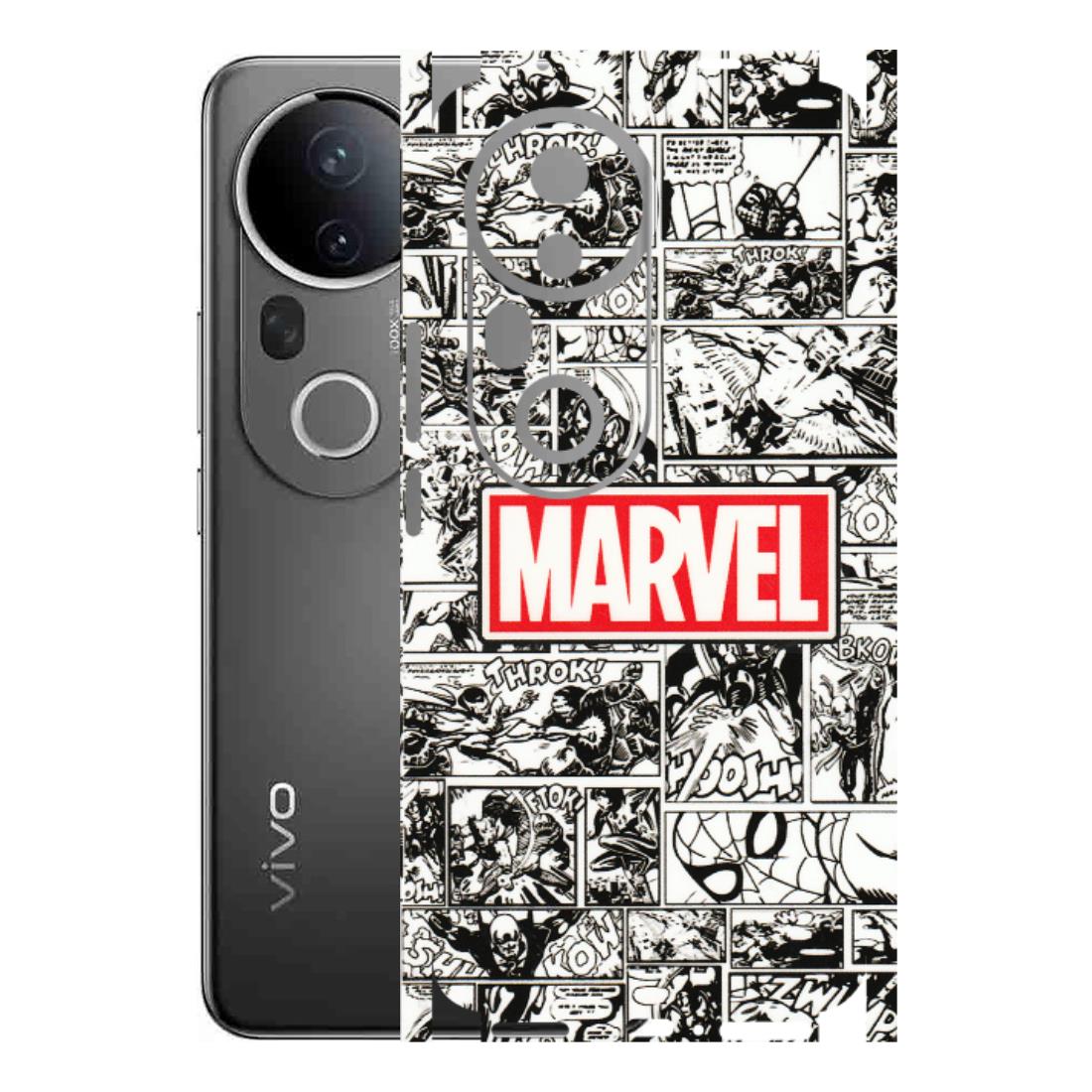 VIVO Z/V/X/T/U/S Series Phone Skins (All Models) - Marvel Comic - 3D Embossed Finish (L-171) Vivo T4 Ultra