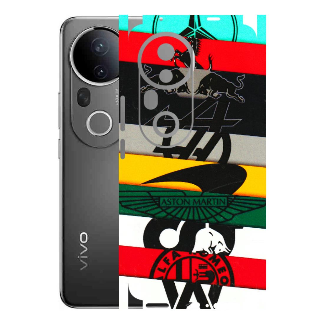 VIVO Z/V/X/T/U/S Series Phone Skins (All Models) - Multi Designer Brands - 3D Embossed Finish (L-187) Vivo T4 Ultra