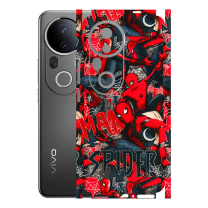 VIVO Z/V/X/T/U/S Series Phone Skins (All Models) - SpiderMan Cool - 3D Embossed Finish (L-188) Vivo T4 Ultra