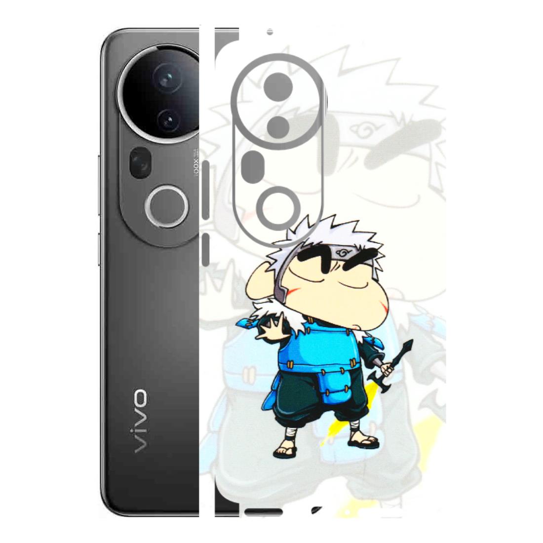 VIVO Z/V/X/T/U/S Series Phone Skins (All Models) - Angry Young Shinchan - 3D Embossed Finish (L-226) Vivo T4 Ultra