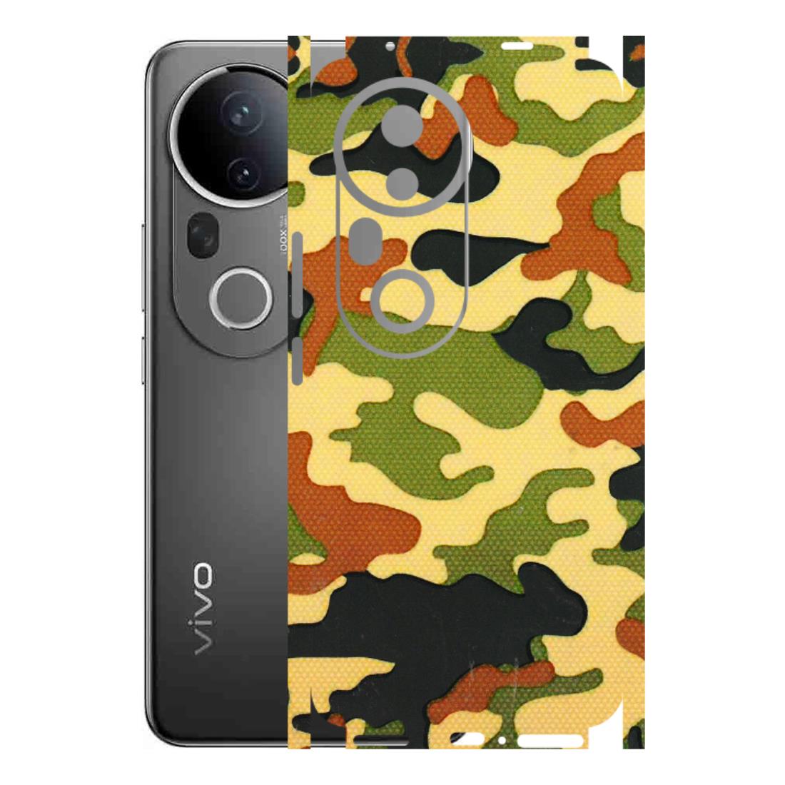 VIVO Z/V/X/T/U/S Series Phone Skins (All Models) - Indian Military - 3D Embossed Finish (L-234) Vivo T4 Ultra