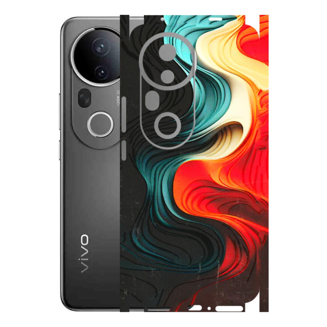 VIVO Z/V/X/T/U/S Series Phone Skins (All Models) - The Silky Swirl - 3D Embossed Finish (L-240) Vivo T4 Ultra
