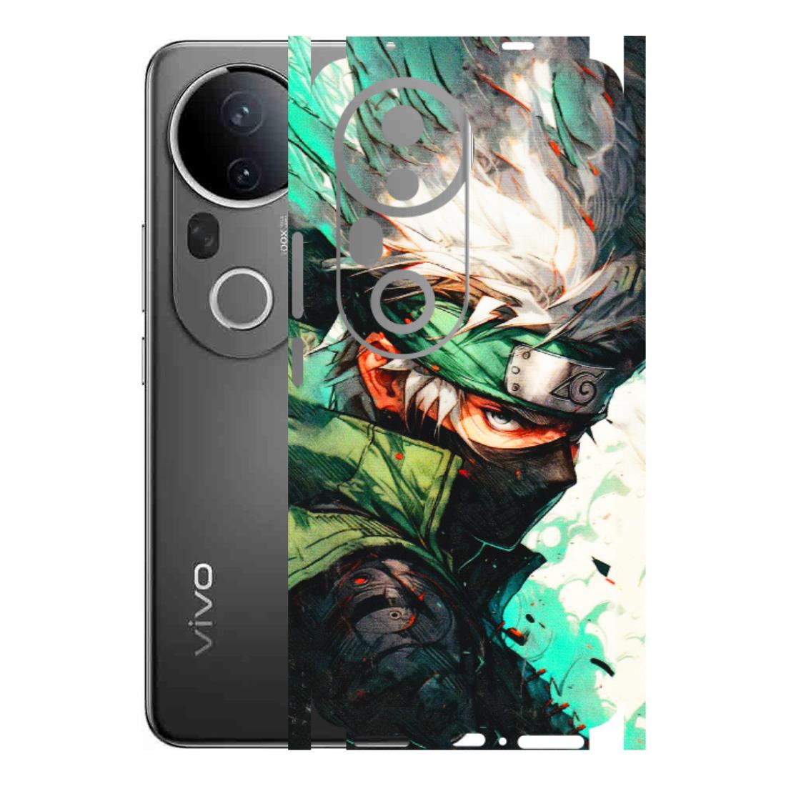VIVO Z/V/X/T/U/S Series Phone Skins (All Models) - Kakashi Side Profile - 3D Embossed Finish (L-249) Vivo T4 Ultra